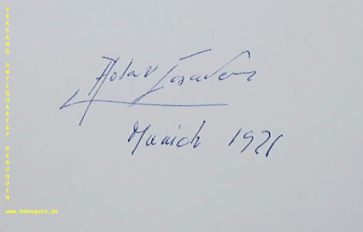 CASADESUS, Robert (Pianist): - eigenhndig signierte  Autogrammkarte.