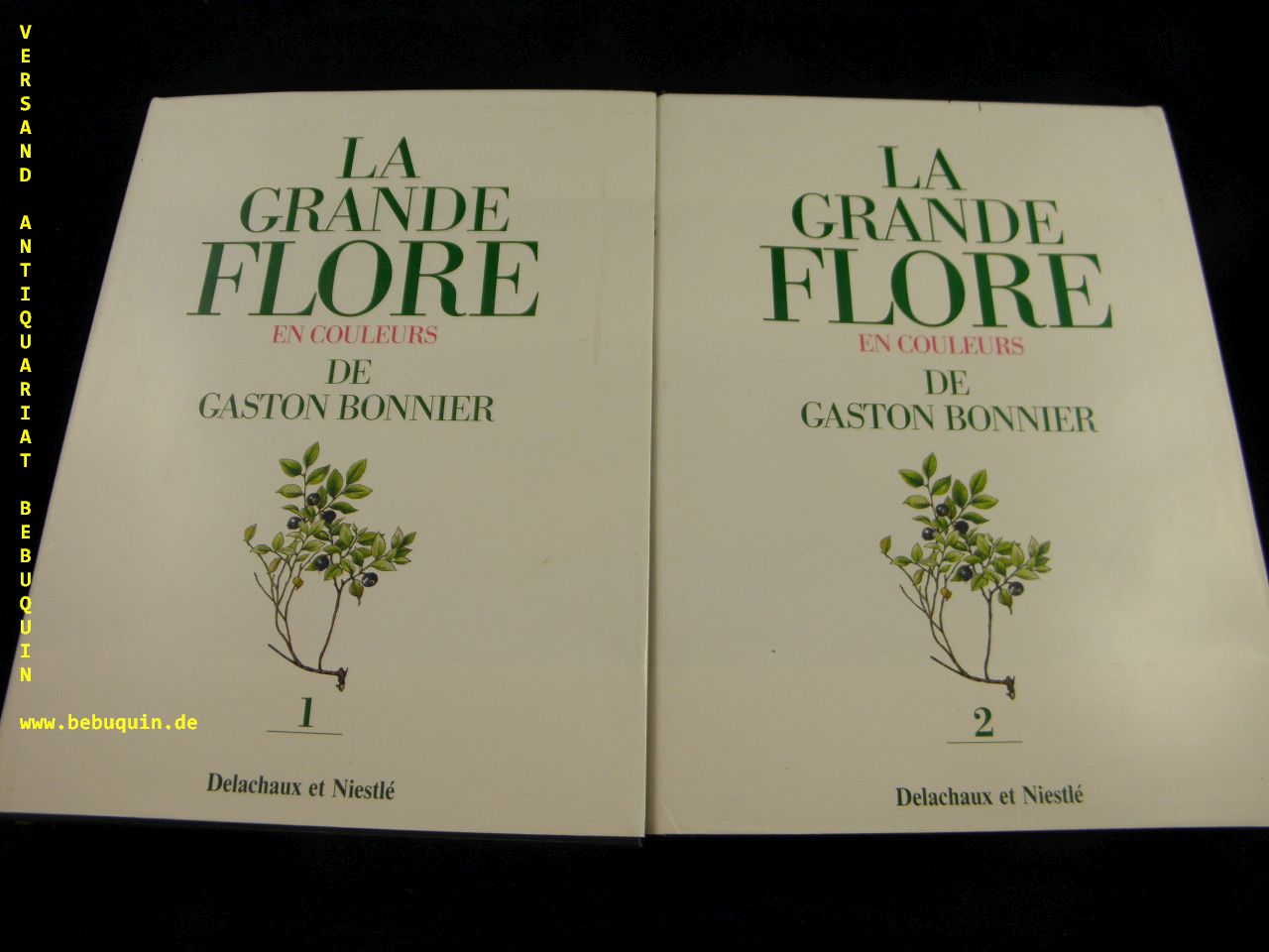 BOTANIK.-  BONNIER, Gaston: - La Grande Flore en Couleurs. Nomenclature moderne et index realiss par Raoul Palese et David Aeschimann.